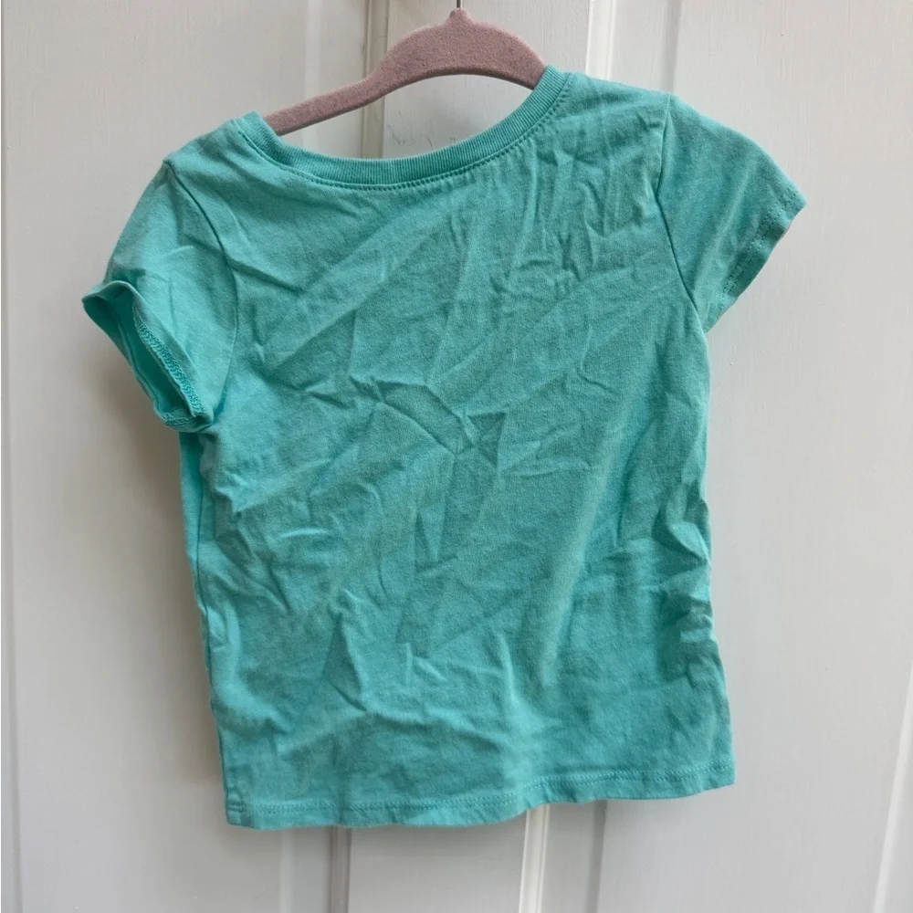 The Children’s Place 2T Girl Green Multicolor Nana Knows Best Short Sleeve Shirt
